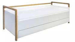 Seng med skuff 80x180 hvit VICTOR