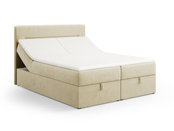 Beige regulerbar seng 180x200 BELLIS