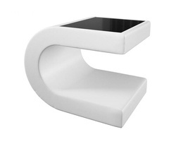 Hvit nattbord FIGARO